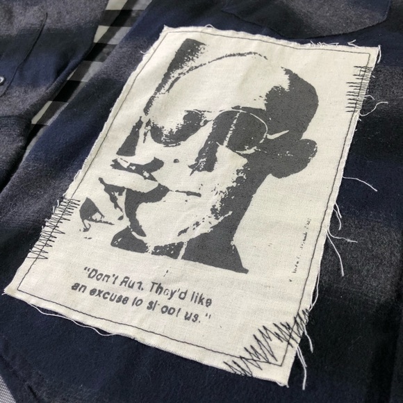 For Those Who Sin Hunter S. Thompson Gonzo Flannel - Picture 5 of 13